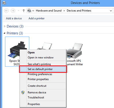 Ensure HP DeskJet 4100 Printer Is Set as “Default Printer” Ensure HP DeskJet 4100 Printer Is Set as “Default Printer”